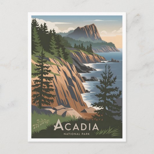 Acadia National Park  Briefkaart (Voorkant)