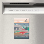 Acadia National Park, Cadillac bergmagneet Magneet (Insitu (Vaatwasser))