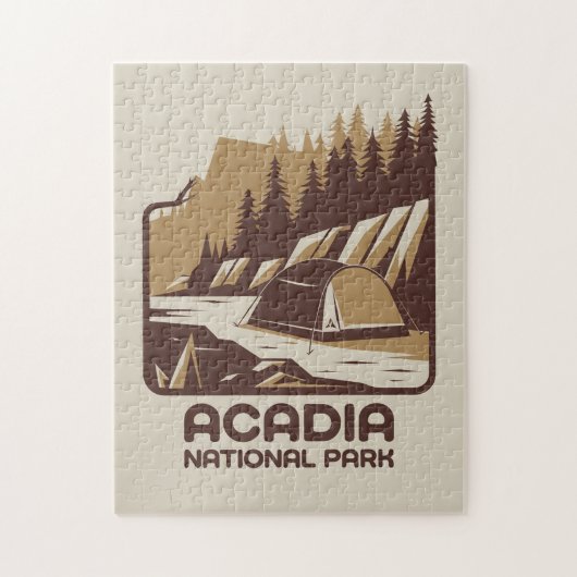 Acadia National Park Camping Avontuur Legpuzzel (Verticaal)