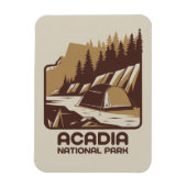 Acadia National Park Camping Avontuur Magneet (Verticaal)