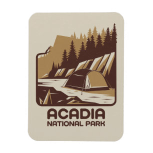 Acadia National Park Camping Avontuur Magneet