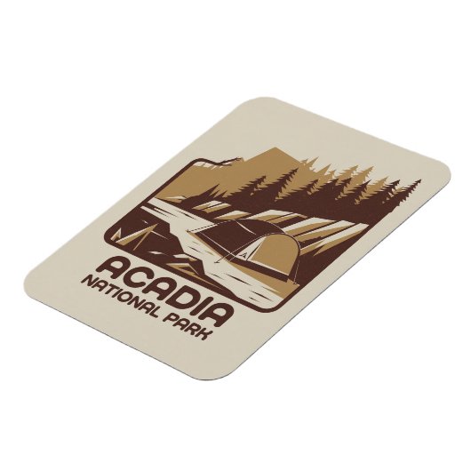 Acadia National Park Camping Avontuur Magneet (Linkerzijde)