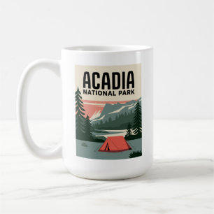 Acadia National Park Camping Vintage Koffiemok