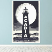 Acadia National Park Canvas Afdruk (Insitu (Houten vloer))