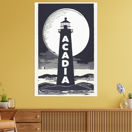 Acadia National Park Canvas Afdruk (Insitu (Woonkamer))