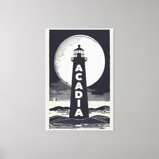 Acadia National Park Canvas Afdruk (Voorkant)