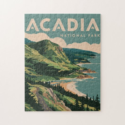 Acadia National Park Coastline Legpuzzel (Verticaal)