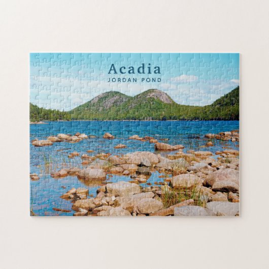 Acadia National Park Custom Photo Jordan Pond Legpuzzel (Horizontaal)