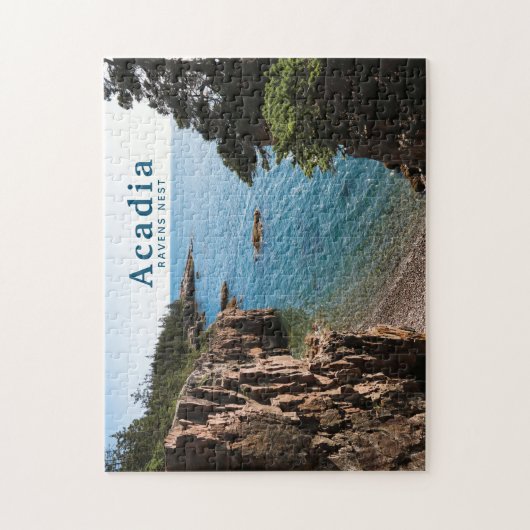 Acadia National Park Custom Photo Ravens Nest Legpuzzel (Verticaal)