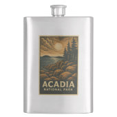 Acadia National Park Flask Flacon (Voorkant)