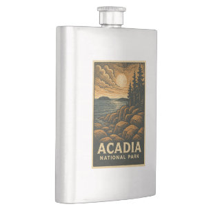Acadia National Park Flask Flacon