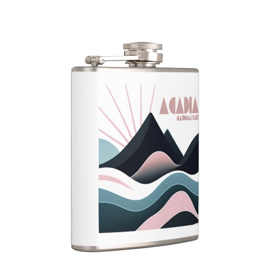 Acadia National Park Gekleurde heuvels Heupfles (Rechts)