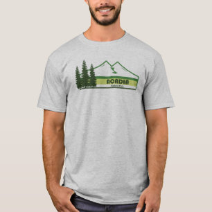 Acadia National Park Green Stripes T-shirt