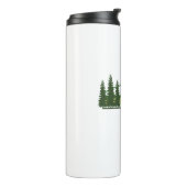 Acadia National Park Green Stripes Thermosbeker (Gedraaid links)