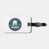 Acadia National Park Herten Bagagelabel (Achterkant horizontaal)