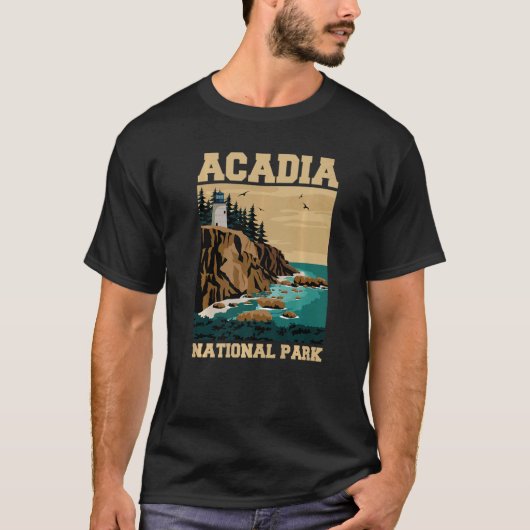 Acadia National Park Hiking Vacation 1 T-shirt (Voorkant)