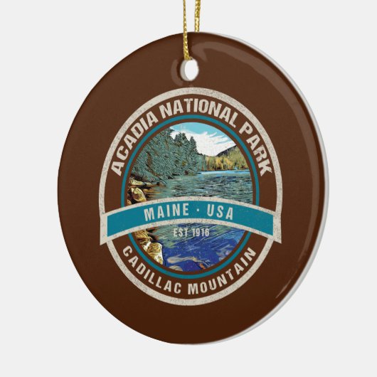 ACADIA NATIONAL PARK HOLIDAY CHRISTMAS ORNAMENT (Links)