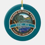 ACADIA NATIONAL PARK HOLIDAY ORNAMENT (Achterkant)