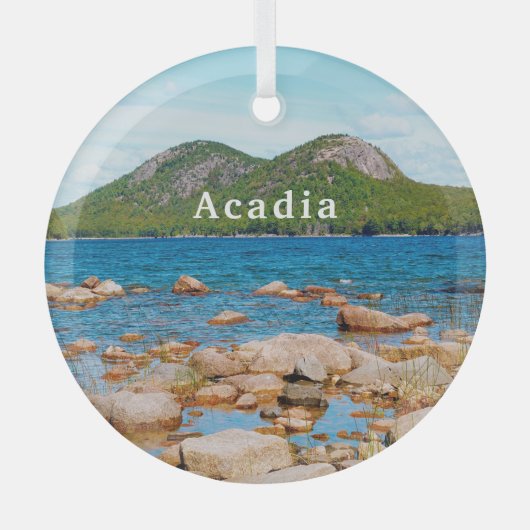 Acadia National Park Jordan Pond Glas Ornament (Voorkant)