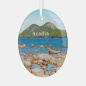 Acadia National Park Jordan Pond Glas Ornament (Voorkant links)