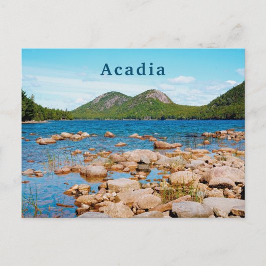Acadia National Park Jordan Pond Maine Briefkaart (Voorkant)