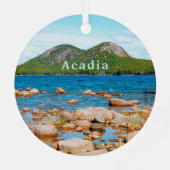 Acadia National Park Jordan Pond Metalen Ornament (Achterkant)