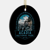 ACADIA NATIONAL PARK LIGHTHOUSE COLLECTOR HOLIDAY  KERAMISCH ORNAMENT (Rechts)
