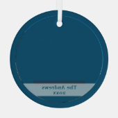 Acadia National Park Lighthouse Glas Ornament (Achterkant)