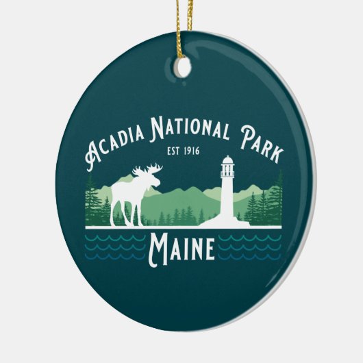 ACADIA NATIONAL PARK LIGHTHOUSE HOLIDAY ORNAMENT (Links)