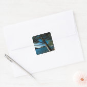 Acadia National Park, London Pond, Maine Vierkante Sticker (Envelop)