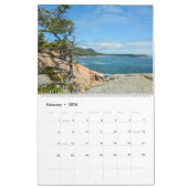 Acadia National Park Maine 12 maanden kalender (Feb 2026)