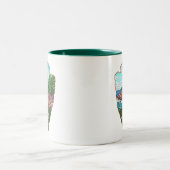 Acadia National Park Maine Arrowhead Tweekleurige Koffiemok (Center)