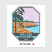Acadia National Park Maine Bar Harbour  Sticker (Vel)