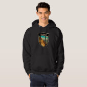 Acadia National Park Maine Bar Harbour Waterverf B Hoodie (Voorkant volledig)