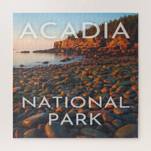 Acadia National Park Maine Beach Sunrise Natuur Ac Legpuzzel (Verticaal)