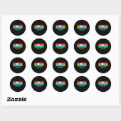 Acadia National Park Maine Bezoeker Ronde Sticker (Vel)