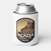 acadia national park maine blikjeskoeler (Blikje Achterkant)