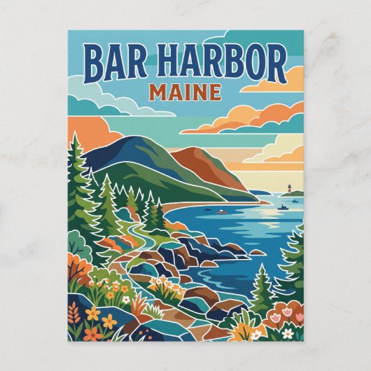 Acadia National Park Maine Briefkaart (Voorkant)