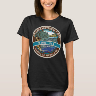 Acadia National Park Maine Cadillac Mountain Souve T-shirt