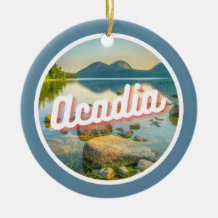 Acadia National Park Maine Landscape Photography S Keramisch Ornament