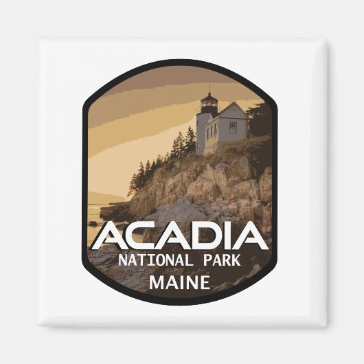 acadia national park maine magneet (Voorkant)