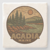 Acadia National Park Maine Stone Onderzetter (Voorkant)