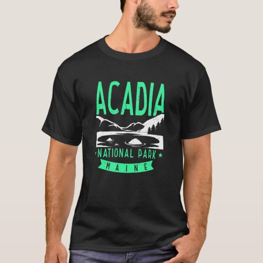 Acadia National Park Maine T-shirt (Voorkant)