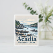 Acadia National Park Maine USA Travel Briefkaart (Staand voorkant)