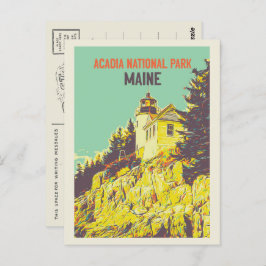 Acadia National Park, Maine, Verenigde Staten Briefkaart