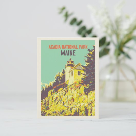 Acadia National Park, Maine, Verenigde Staten Briefkaart (Staand voorkant)