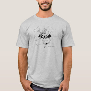 Acadia National Park Maine Walvissen T-shirt