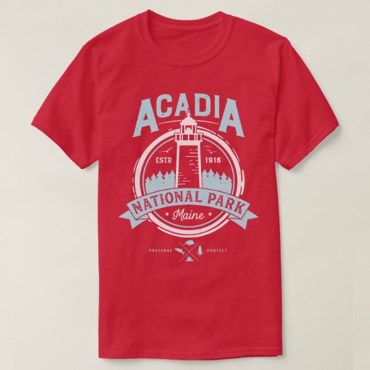 Acadia National Park Maine Whale Watching T-shirt (Design voorkant)