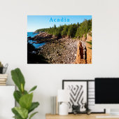 Acadia National Park MDI Monument Cove Maine Poster (Thuiskantoor)