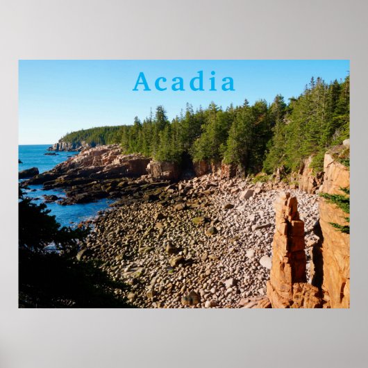 Acadia National Park MDI Monument Cove Maine Poster (Voorkant)